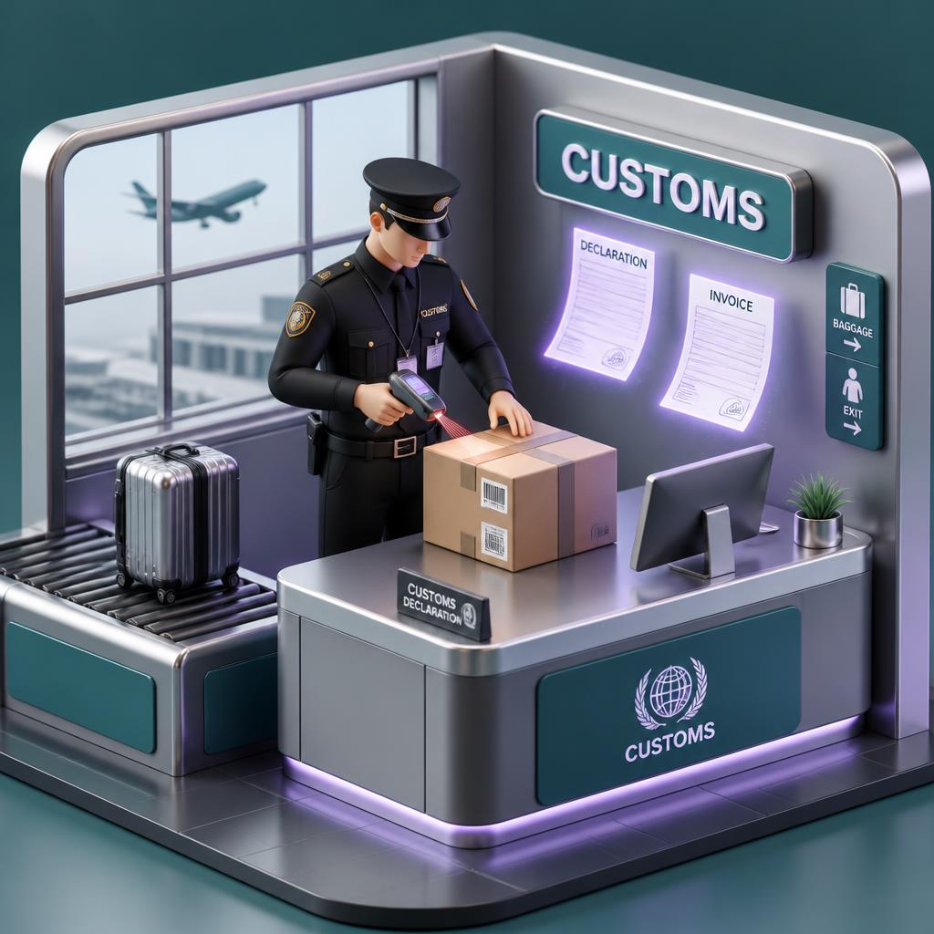 Customs — JFK → DAC